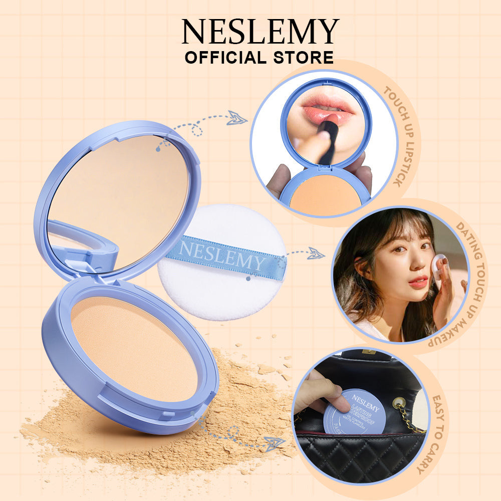 💜Goodbye Oily Makeup! 8-12H Lasting Waterproof Face Powder – 43% OFF Today💜