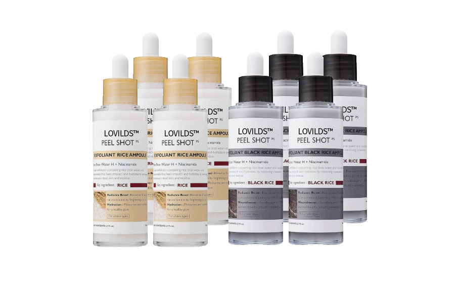 LOVILDS Glow Rice Ampoule Set