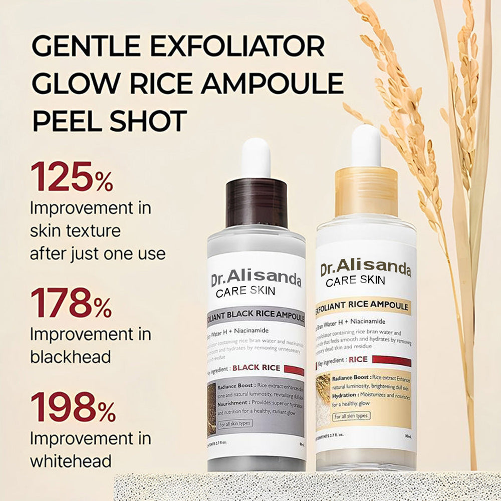 Final 3 Hours: 60% OFF🔥 Gentle Exfoliator Glow Rice Ampoule-Suitable for All Skin Types