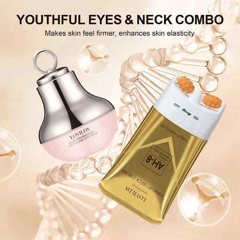 (✨LAST DAY 65 % OFF✨)ANTI-WRINKLE SKINCARE SET Eye Cream + Neck Cream-Perfect Duo