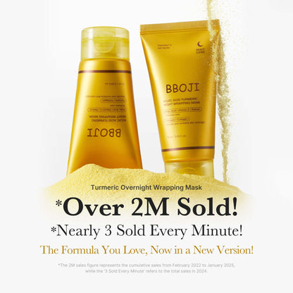 ✨✨Limited-time special offer: BUY ONE, GET ONE FREE!🔥🔥BBOJI Turmeric Kojic Acid Collagen Night Mask