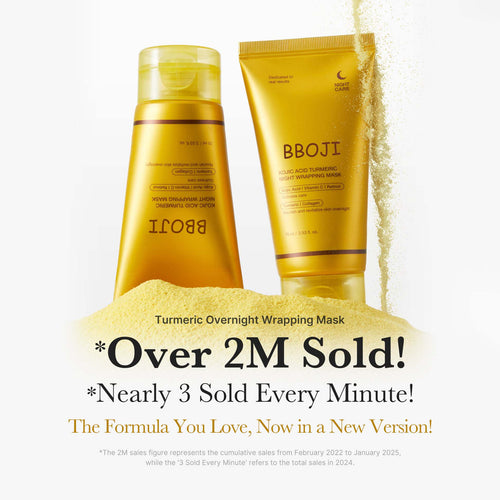 ✨✨Limited-time special offer: BUY ONE, GET ONE FREE!🔥🔥BBOJI Turmeric Kojic Acid Collagen Night Mask