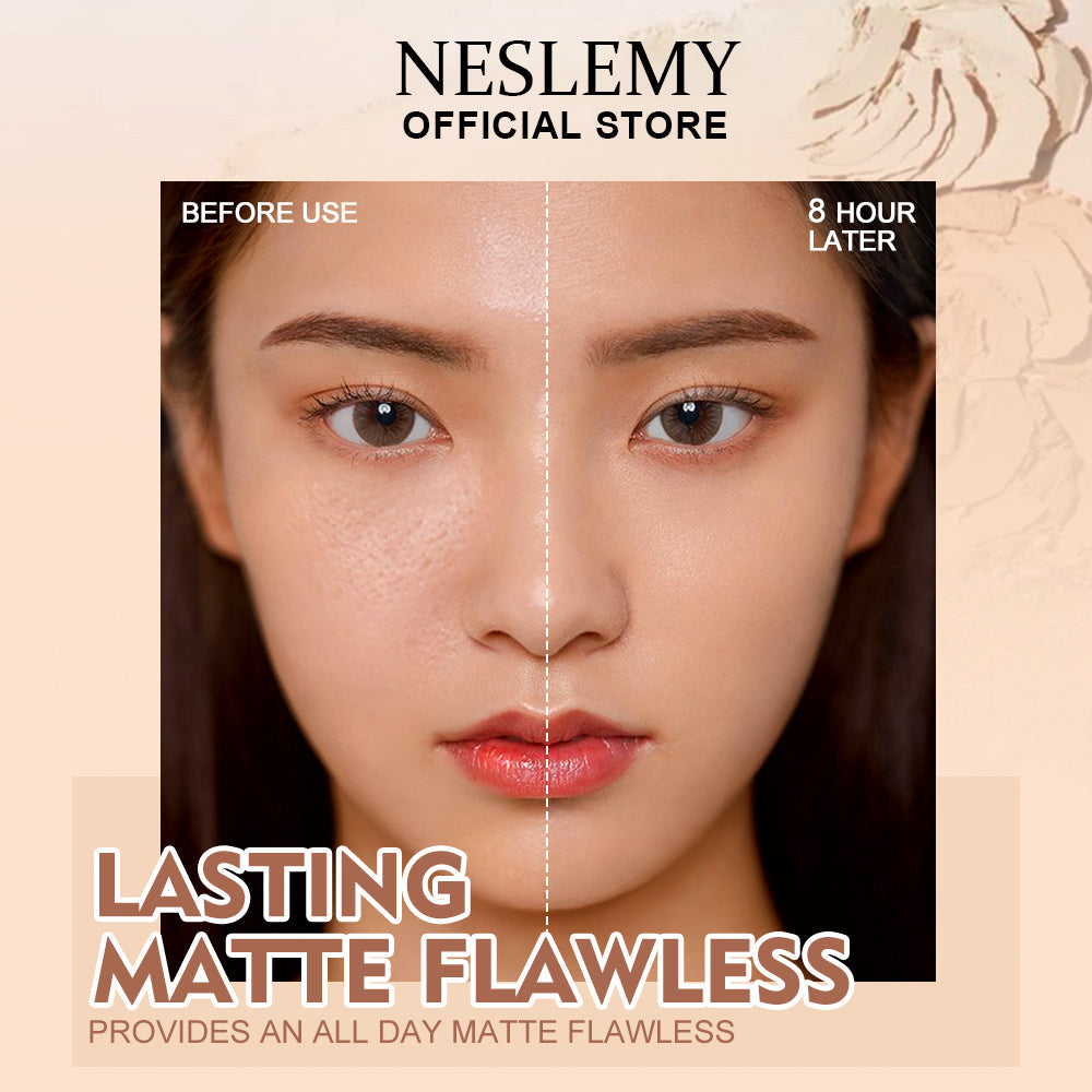 💜Goodbye Oily Makeup! 8-12H Lasting Waterproof Face Powder – 43% OFF Today💜