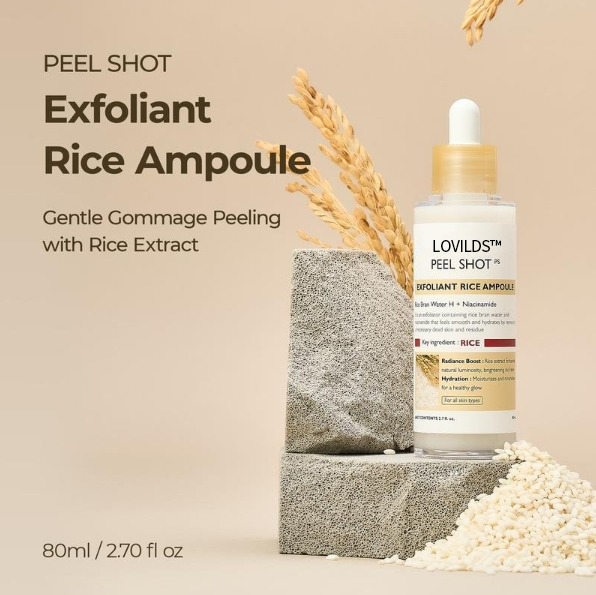 LOVILDS Glow Rice Ampoule Set