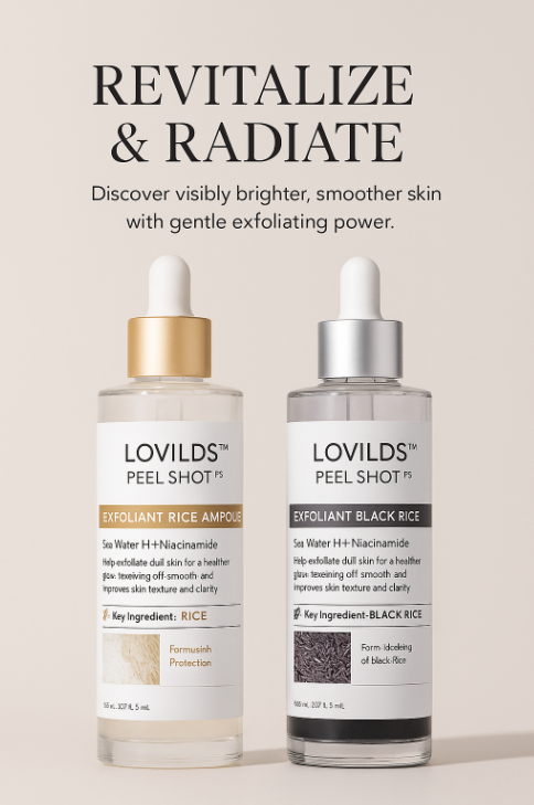 LOVILDS Glow Rice Ampoule Set