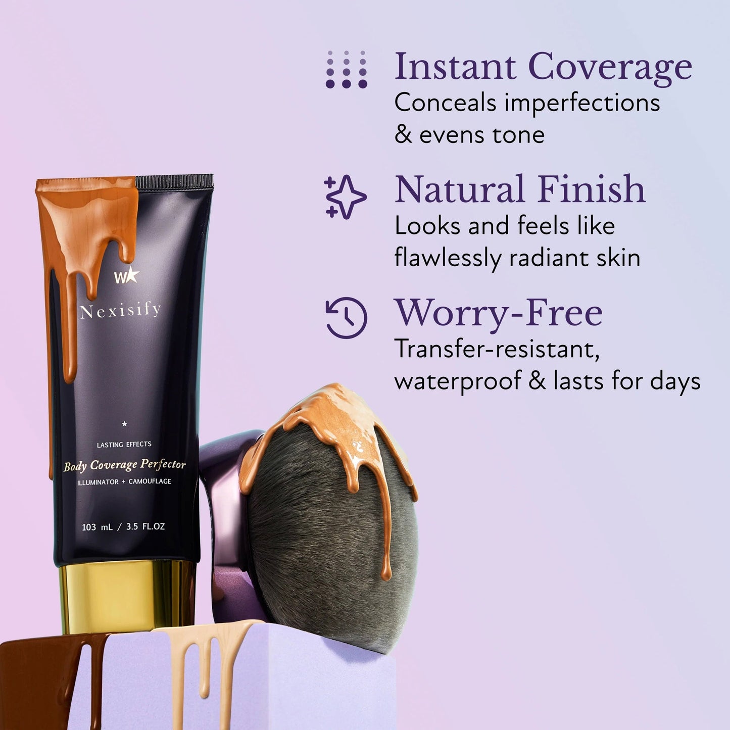 🎉Last Day 49% Off🎁 - Beauty Body Coverage Perfector with Brush🍎