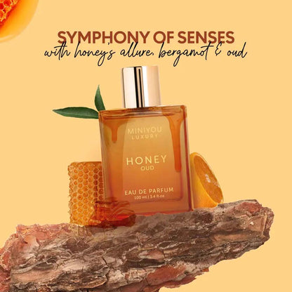 MINIYOU Luxury's Honey Oud Unisex Perfume Eau de Parfum 100ml (3.4 fl oz)