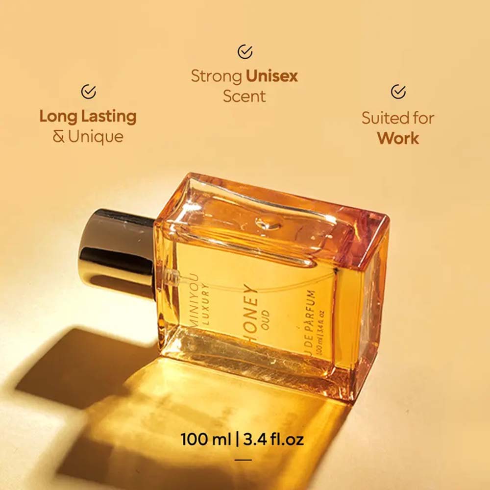 MINIYOU Luxury's Honey Oud Unisex Perfume Eau de Parfum 100ml (3.4 fl oz)